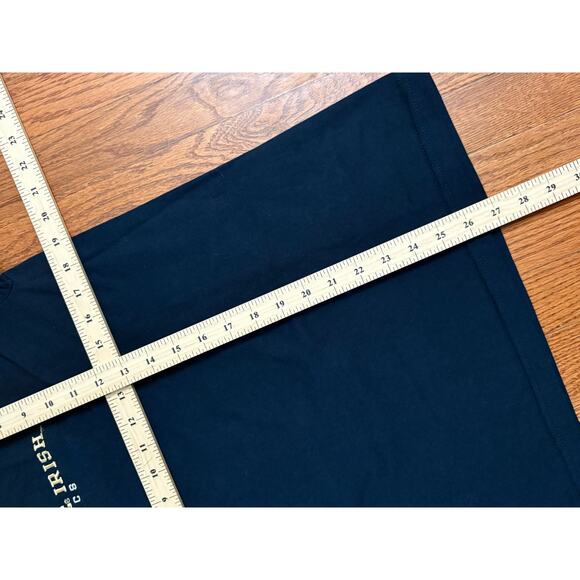 Notre Dame AS Sports Men's Long Sleeve T-Shirt Blue Size Medium- Retro- EUC - Picture 5 of 5